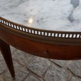 Louis XVI style coffee table with marble