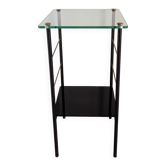 Glass and metal selette from the 1950s