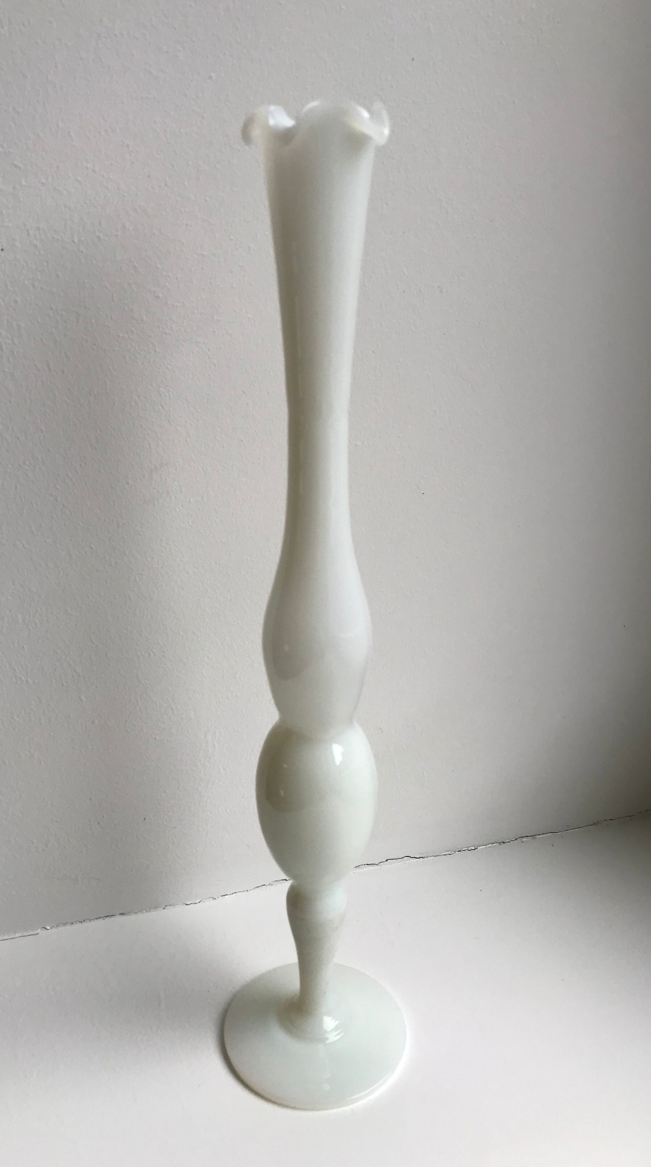 Old opaline soliflore vase early twentieth century