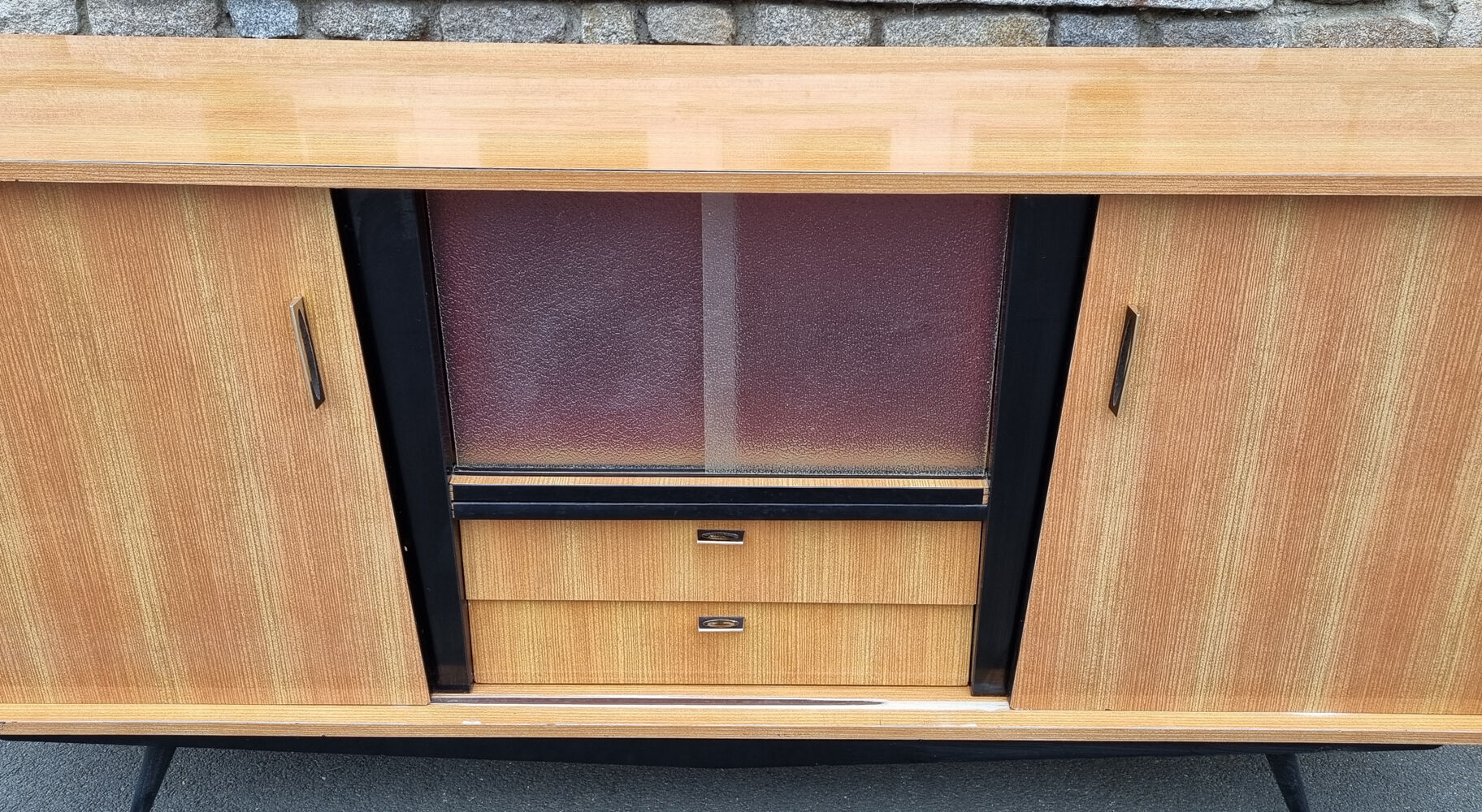 Low buffet in a formica rockabilly, vintage, 50s