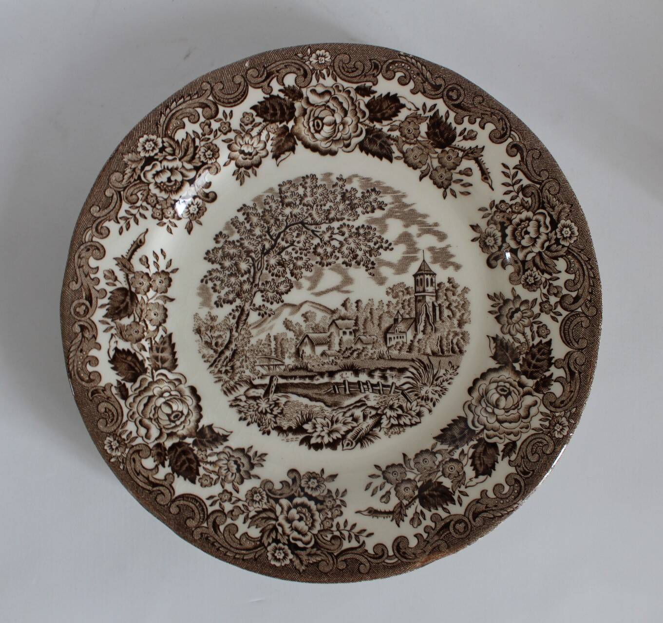 English Style Dessert Plates, Lunéville