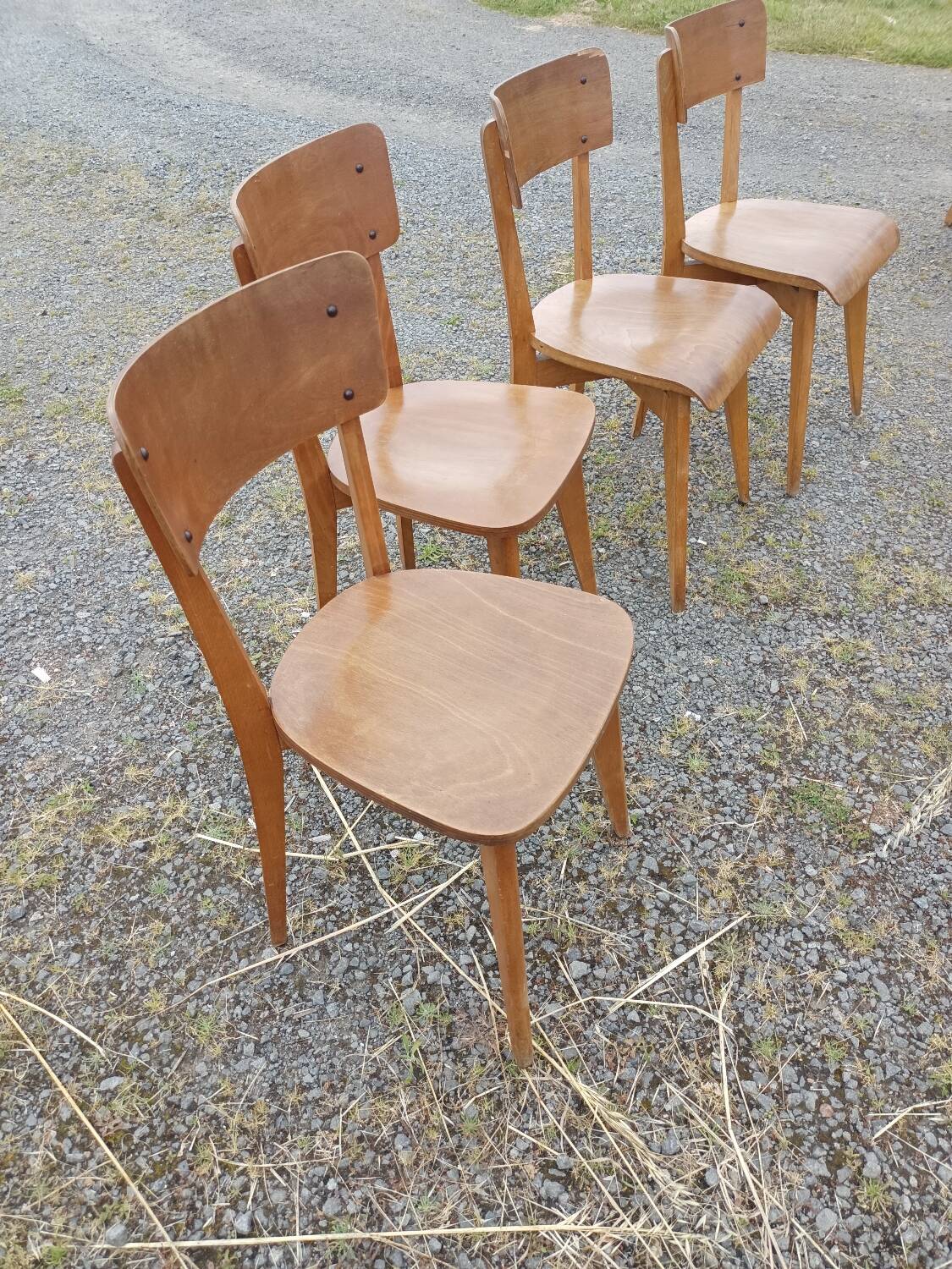 Série de 4 chaises Vintage