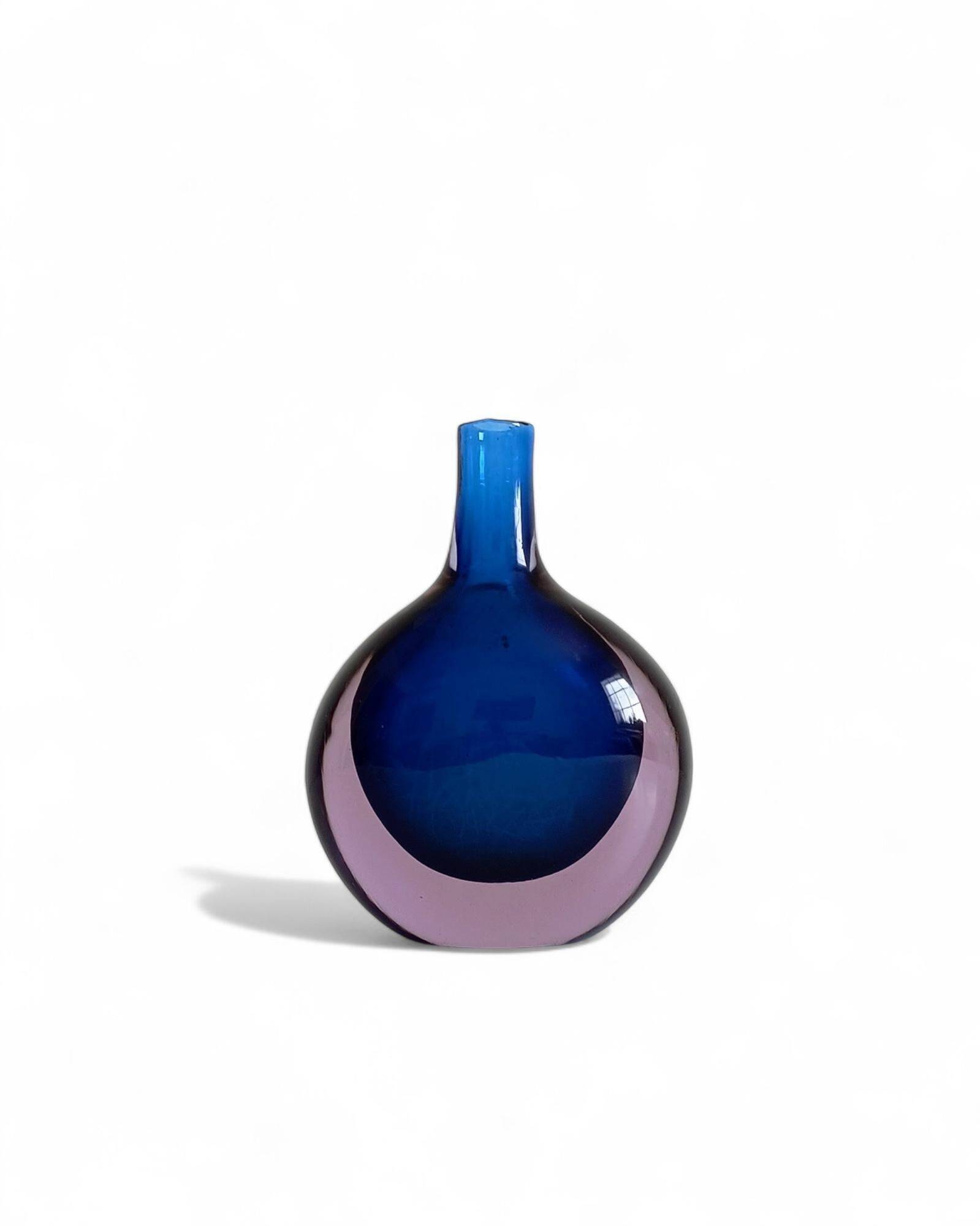 Murano Glass Large Bottle by Flavio Poli for Seguso Vetri D´Arte, Italy, 1960s