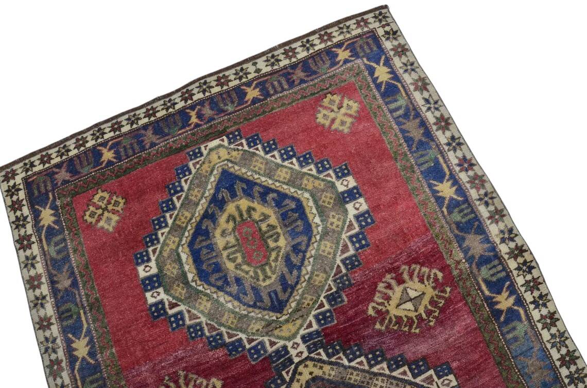 Vintage Handknotted Area Carpet