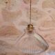 Suspension globe style holophane industriel vintage