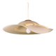 Wide-brimmed hat-shaped Murano suspension, Italy, 1970s