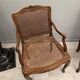 Paire de fauteuils cannés moulures et sculptes d'epoque régence