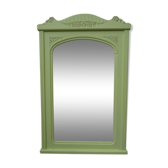 Solid oak framed mirror 77x120