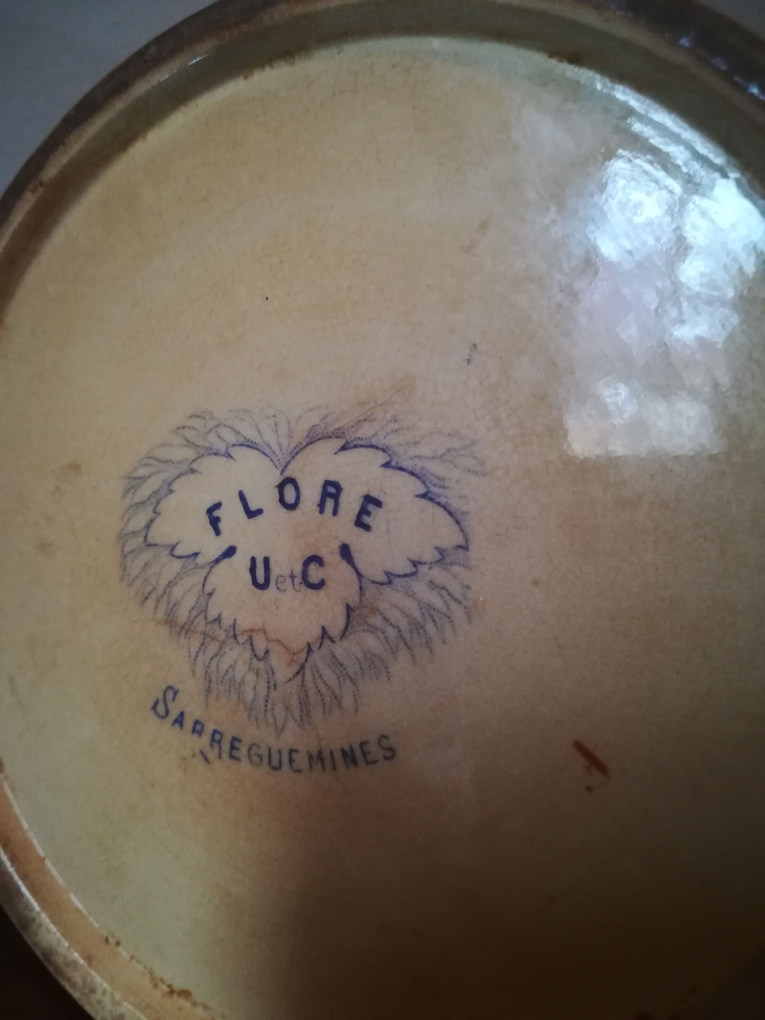 Pichet Terre de fer Sarreguemines