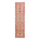 1970s Turkish Hand-Knotted Wool Cotton Pink Runner Rug 80x310