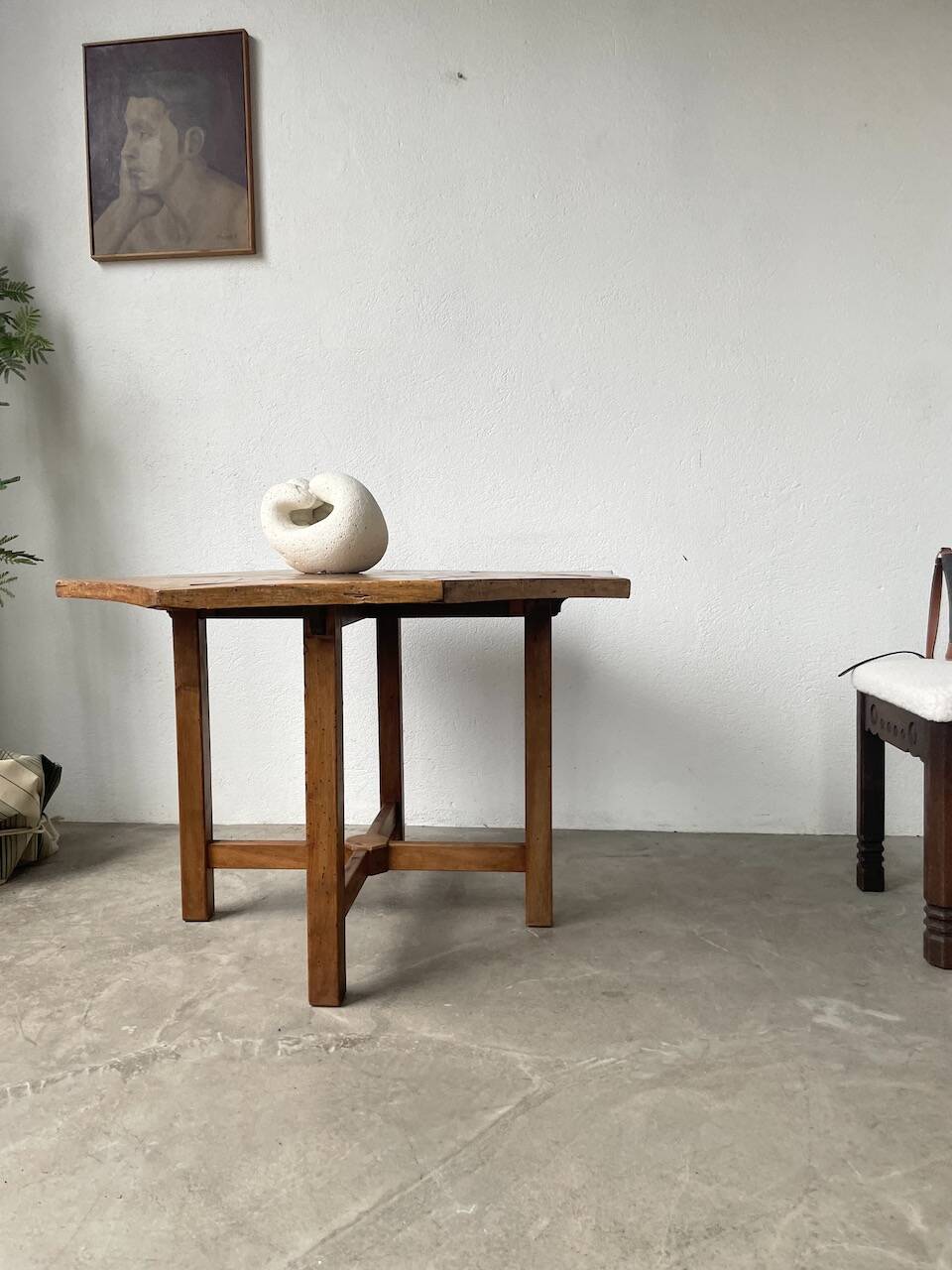 19th century inlaid side table
