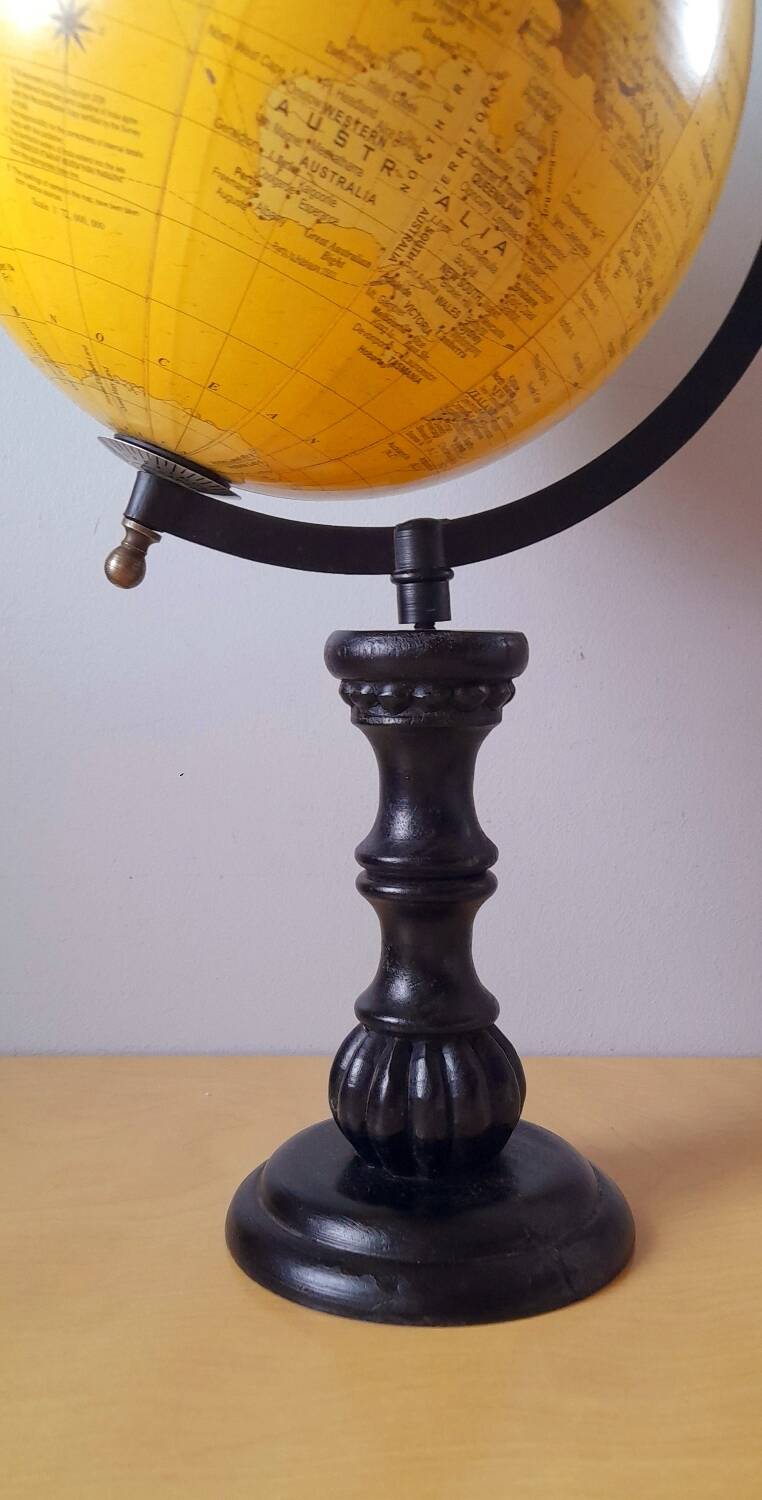 Napoleon 3 style terrestrial globe