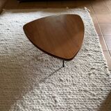 Organic tripod coffee table – European modernism, 1950s–60s