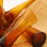 Set of 4 glasses and carafe