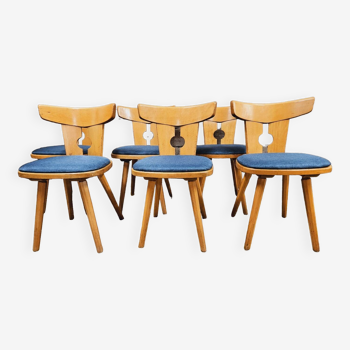 6 bistro chairs from the 1960s