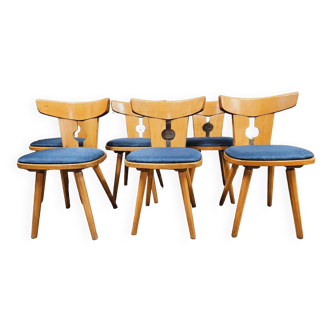 6 bistro chairs from the 1960s