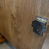 Vintage oak bookcase sideboard