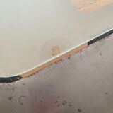 Metal and glass coffee table