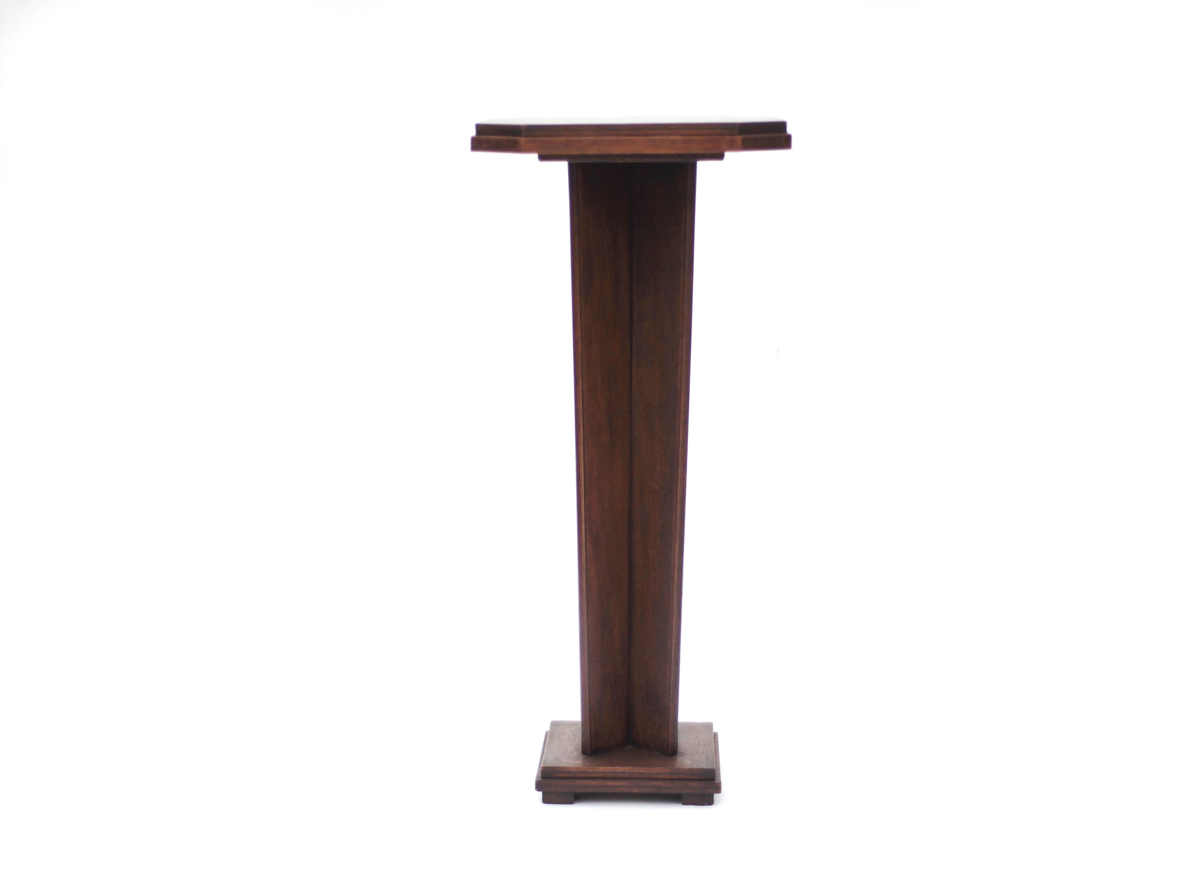 Art Deco side table, Art Deco wooden side table, end table, decoration