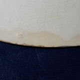2 hollow plates in Pexonne earthenware 53 blue flower pattern diam 22.5 cm