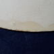 2 hollow plates in Pexonne earthenware 53 blue flower pattern diam 22.5 cm