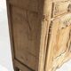 3-door sideboard in light oak, late 18th century, carved rustic work