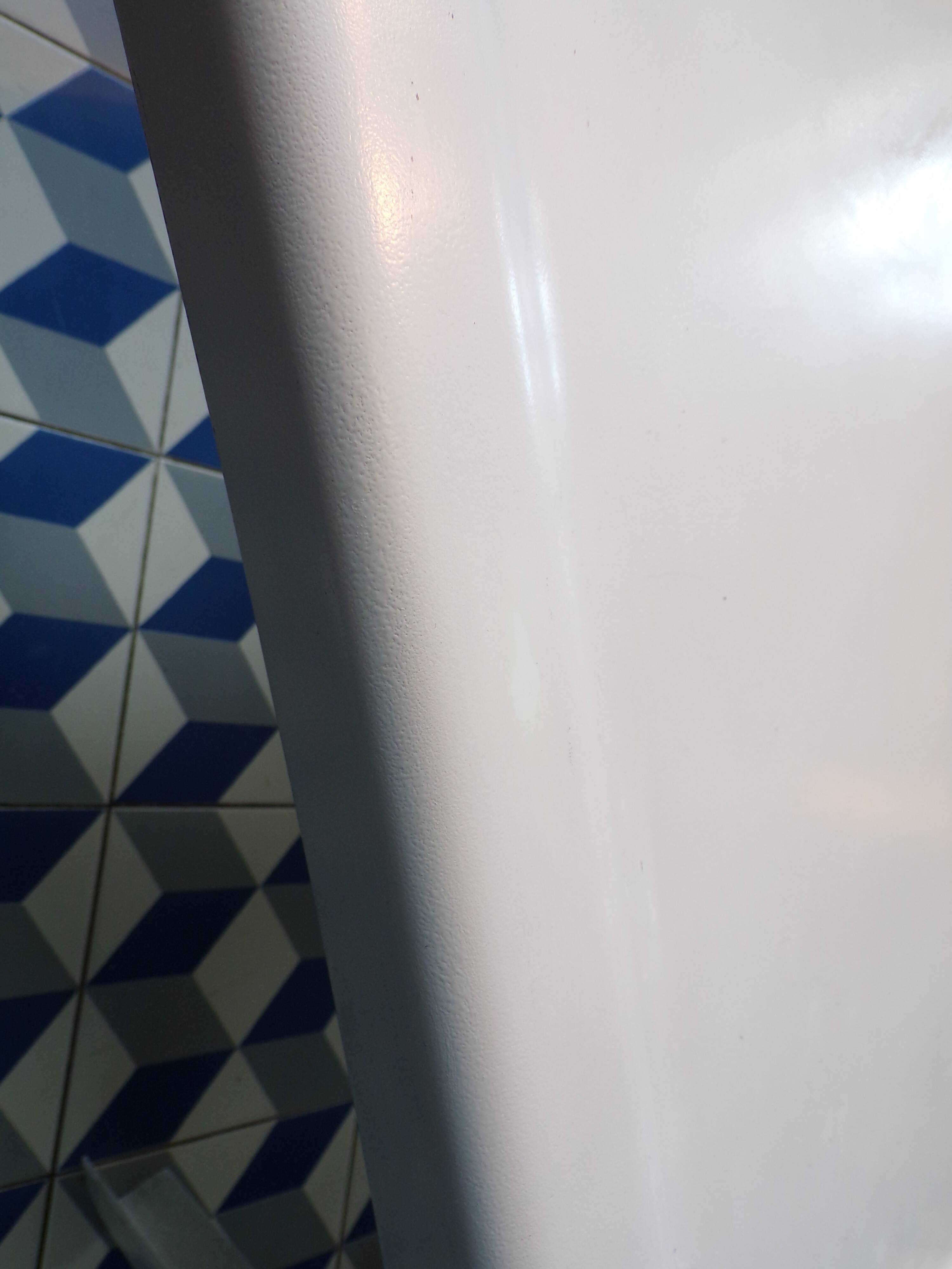 1970s square fiberglass coffee table