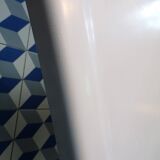 1970s square fiberglass coffee table