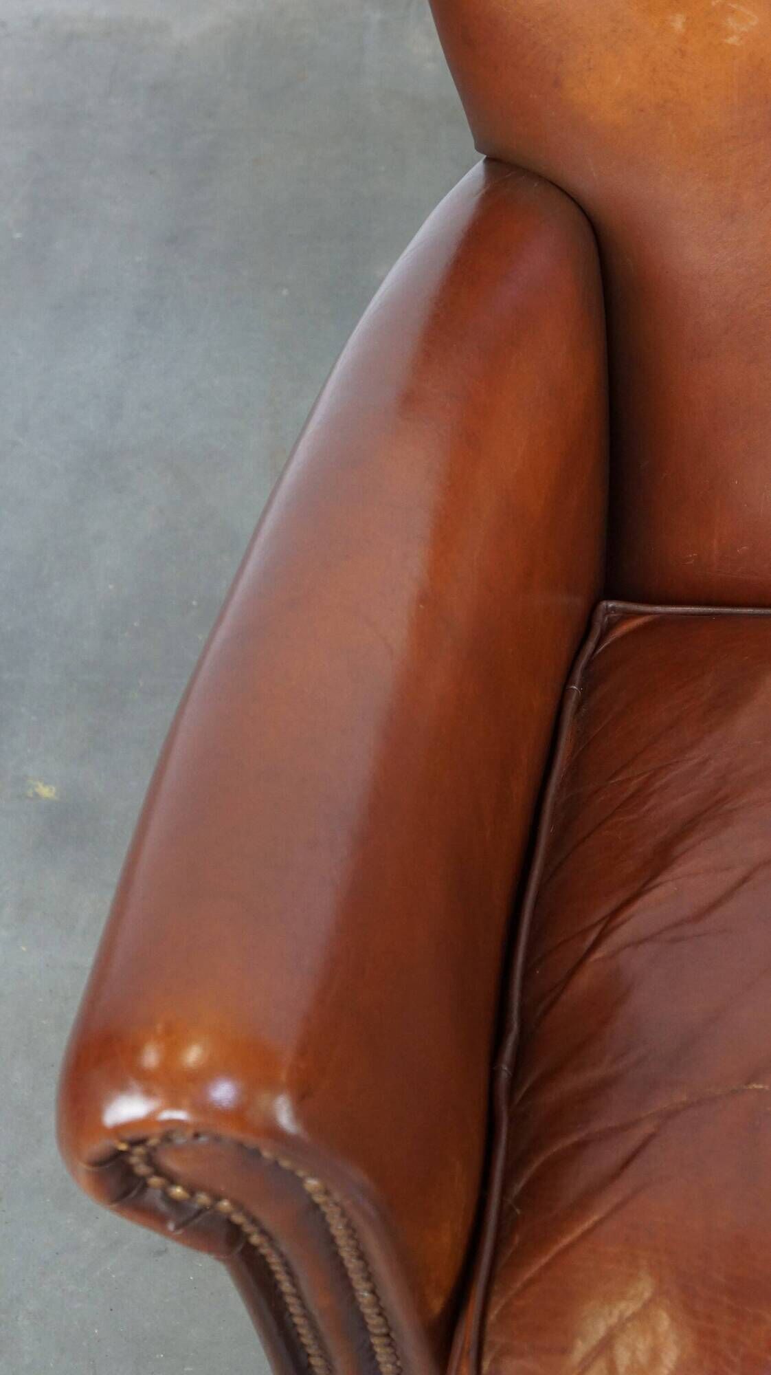 Classic 2 seater sheepskin sofa with beautiful colours and good seating comfort