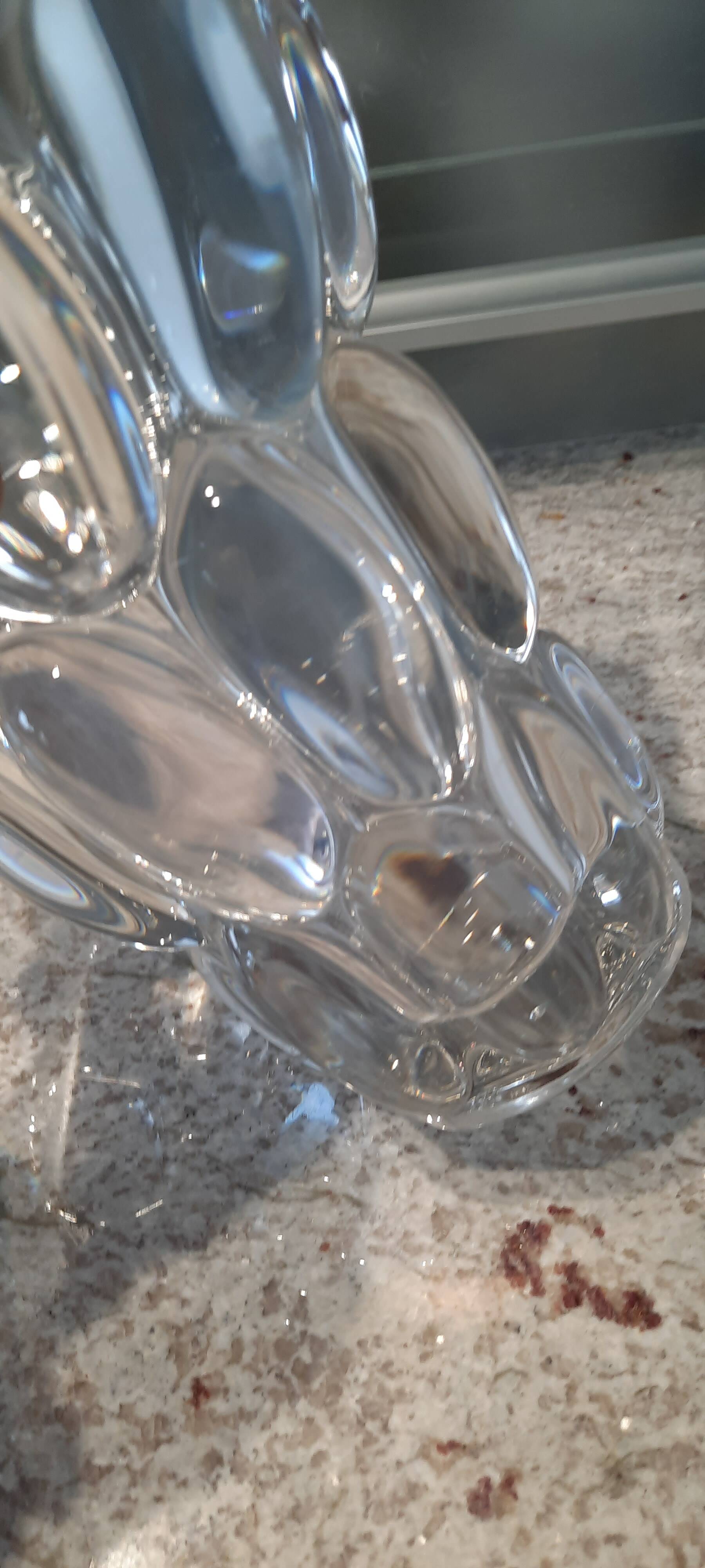 Vintage P. D'Avesn Crystal Vase