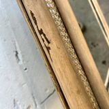 Vintage rattan mirror / romantic wall mirror