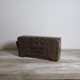 Old wooden spice box