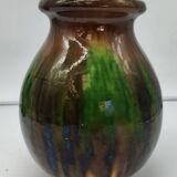 old Vallauris ceramic vase ceramist Calvas Blanchon h 19 cm