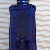 Blue glass bottle