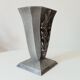 Antique art deco vase in solid aluminum