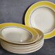 Nine plates faience of gien creation primefleur service caroline vintage