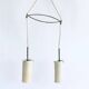 Double Pendant Lamp from Rotaflex, 1950s