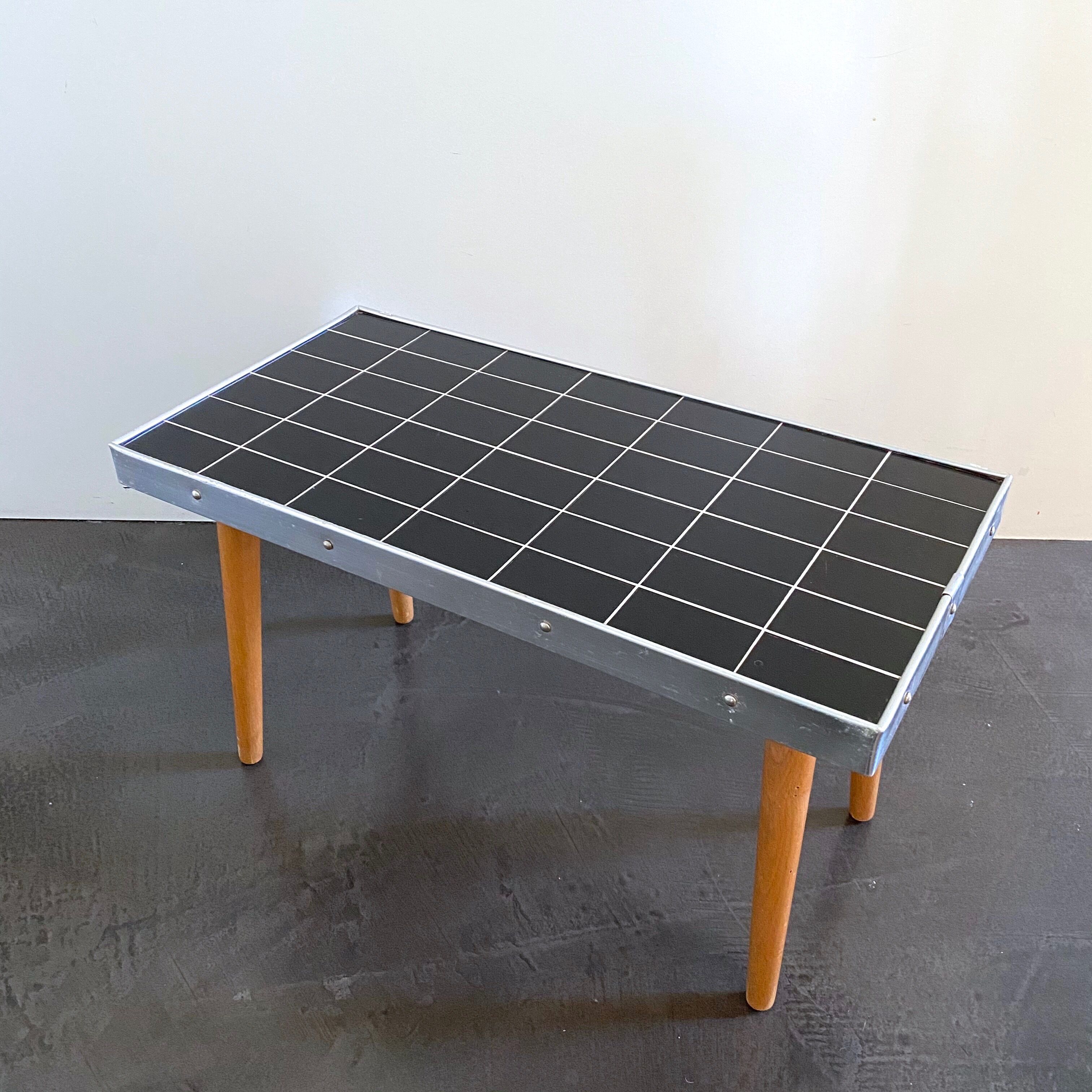 Vintage mosaic table, Mid Century Interior