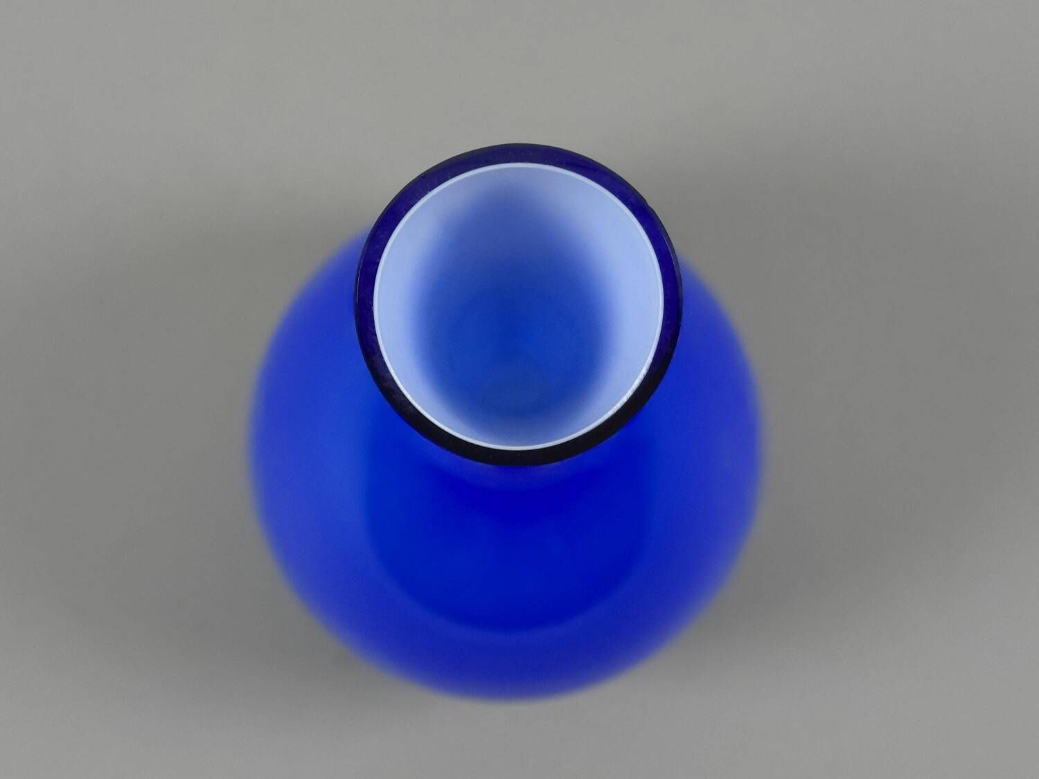 Vintage 1960s Swedish Sommerso Glass Vase By Lindshammar.