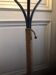 Metal and rope floor lamp and vintage opaline 50's