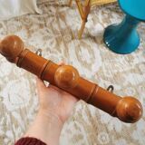 Vintage wooden coat rack
