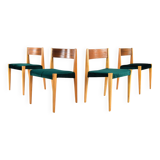 Set of Mid Century Scandinavian Modern in the manner of Cadovius Pia Chair 60s