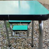 Escabeau tabouret formica ancien