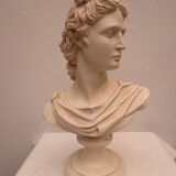 bust of antique subject on pedestal