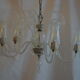 Lustre flûtes cristal de Murano