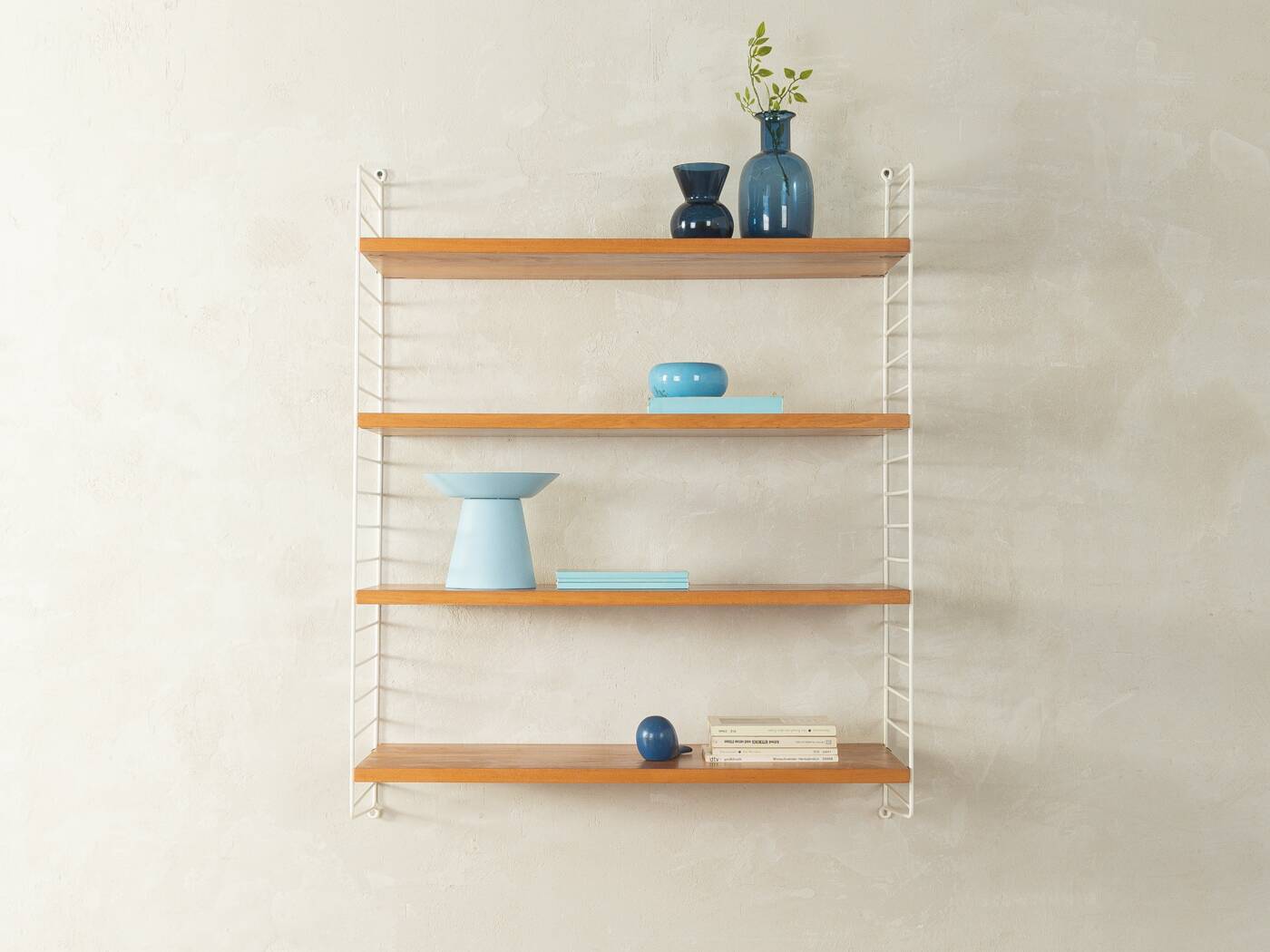 Étagère String par Nils Strinning en placage de frêne, 1949