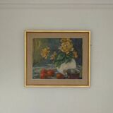 Still Life with Yellow Roses by Markebo