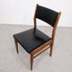 Set of 4 vintage Scandinavian chairs from the 1960s.