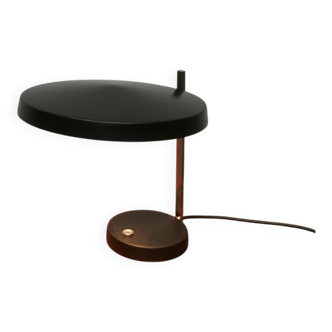 Minimalist German table lamp from the mid-century by Heinz Pfänder for Hillebrand Leuchten, 1960s.