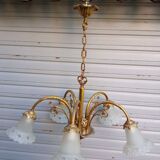 Bronze chandelier of Art Nouveau inspiration